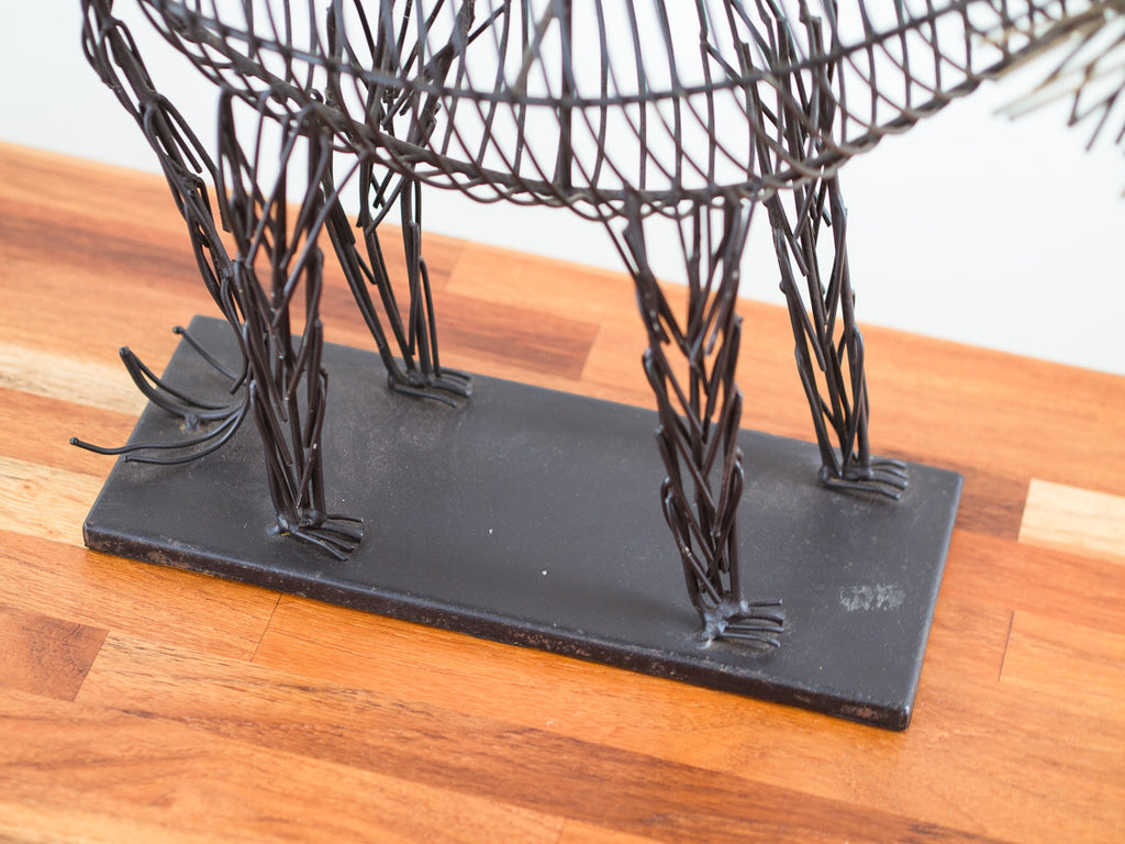 Leão em Ferro Fundido