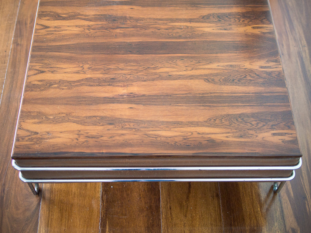 Mesa de Centro Jacarandá + Cromo