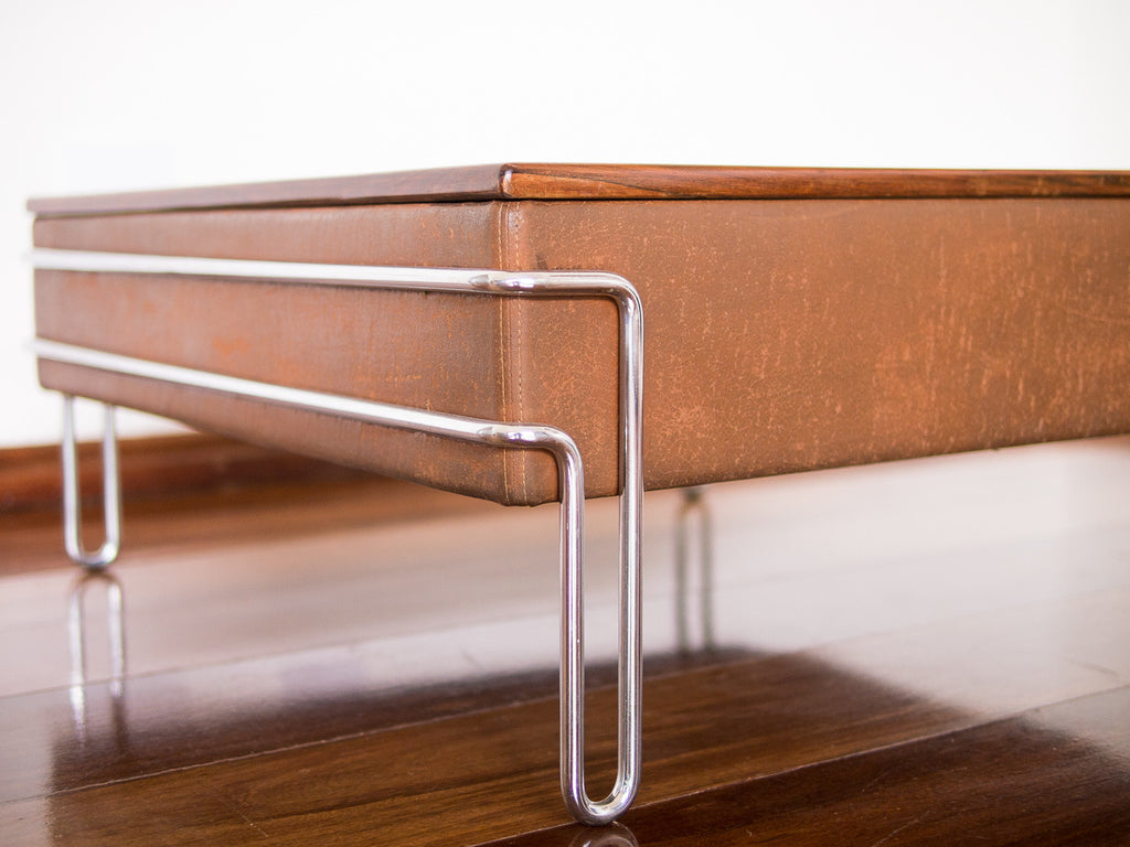 Mesa de Centro Jacarandá + Cromo