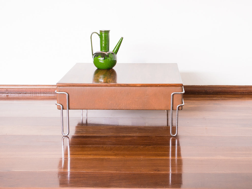 Mesa de Centro Jacarandá + Cromo