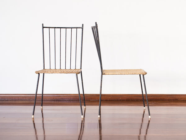 Cadeiras Ferro e Junco