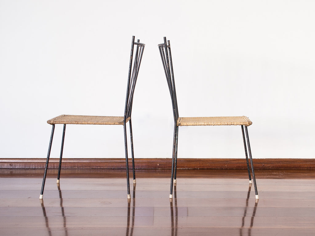 Cadeiras Ferro e Junco