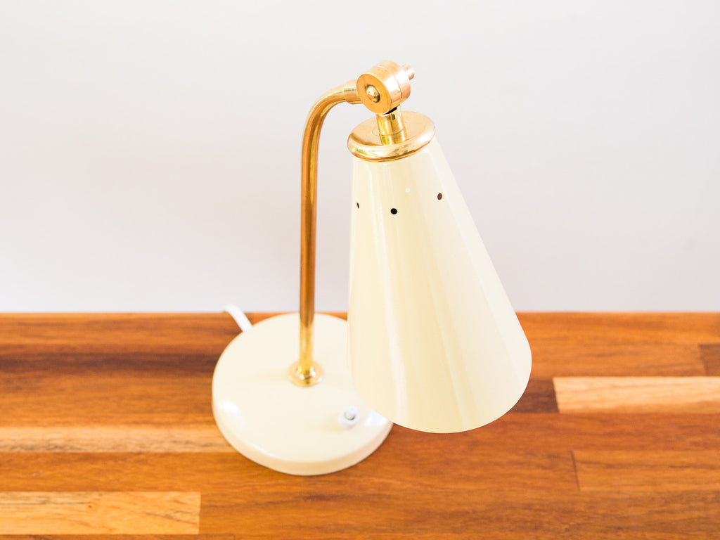 Luminária Creme / Latão
