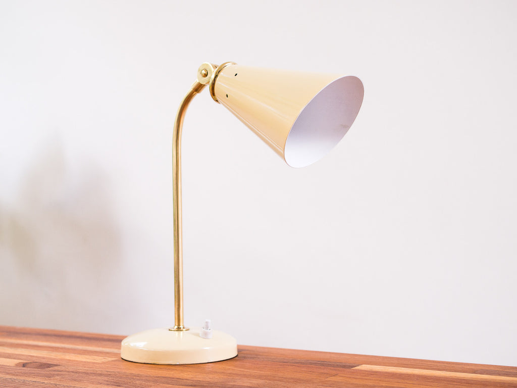 Luminária Creme / Latão
