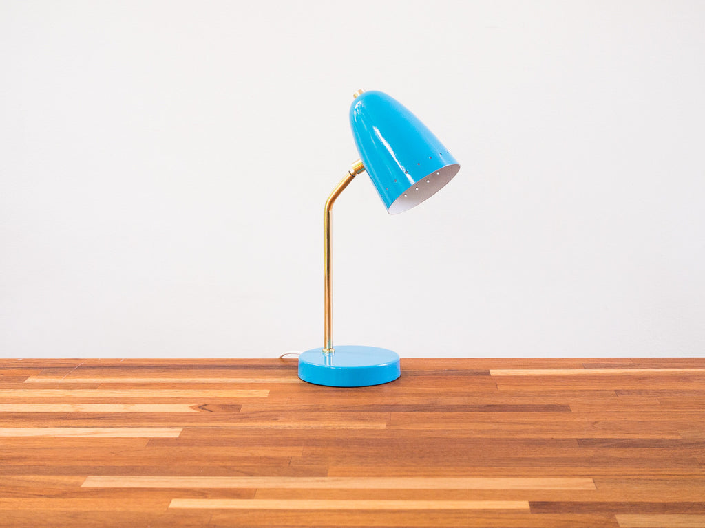 Luminária Azul / Latão