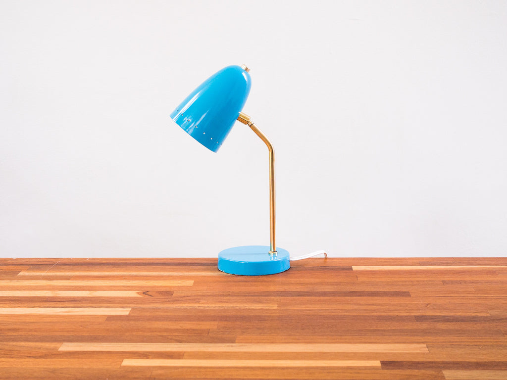 Luminária Azul / Latão