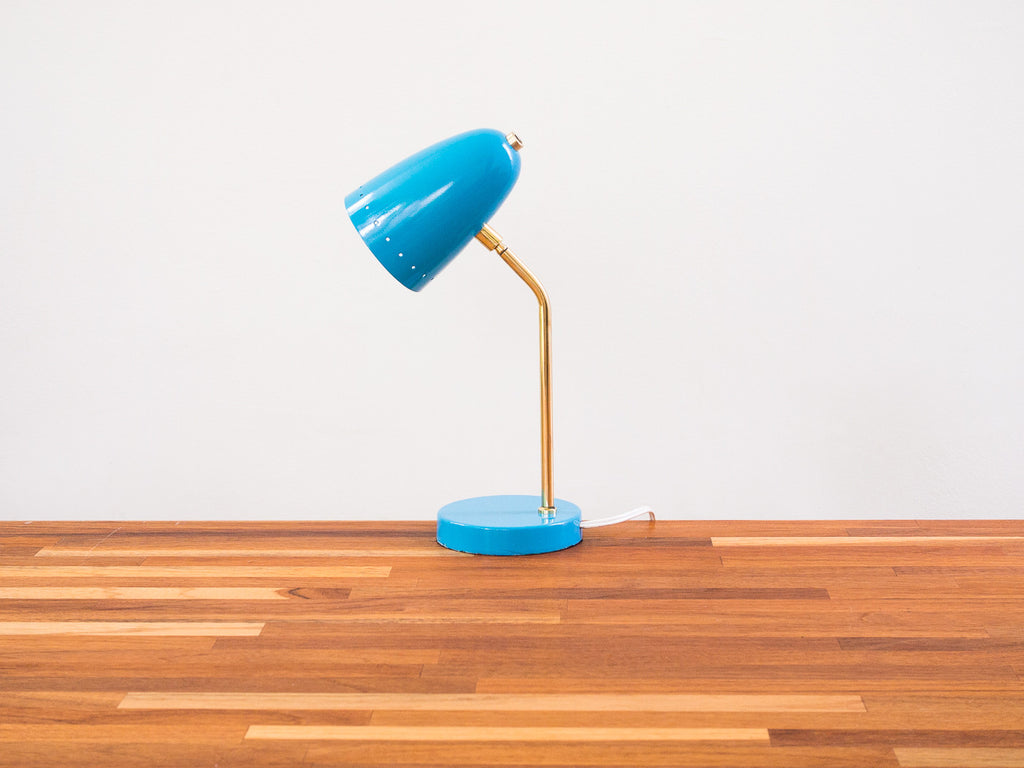 Luminária Azul / Latão