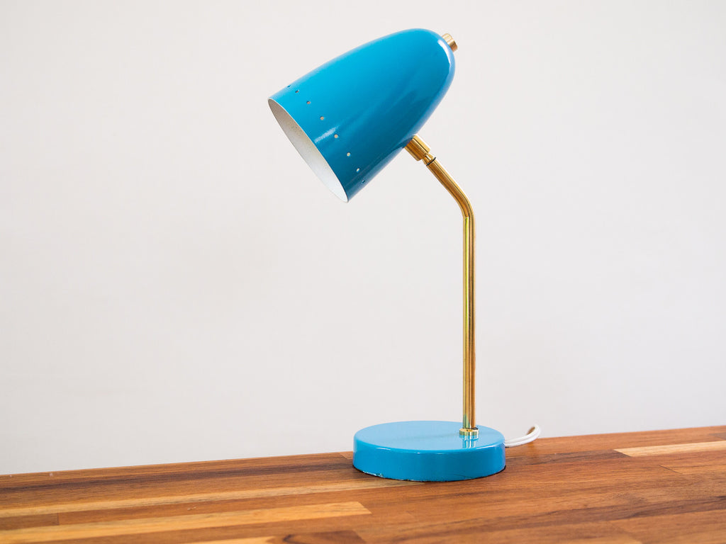 Luminária Azul / Latão