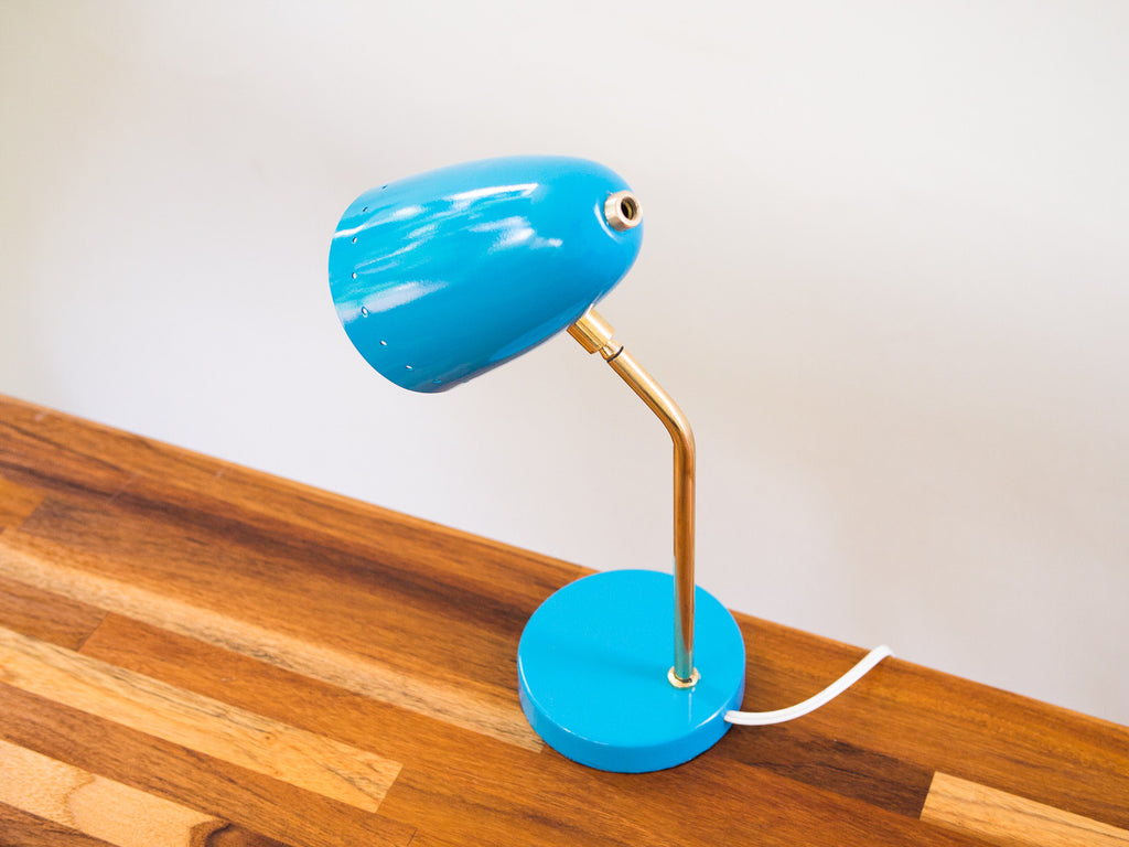Luminária Azul / Latão