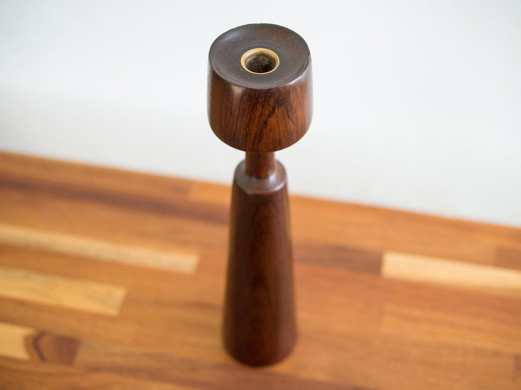 Castiçal Dinamarquês em Jacarandá