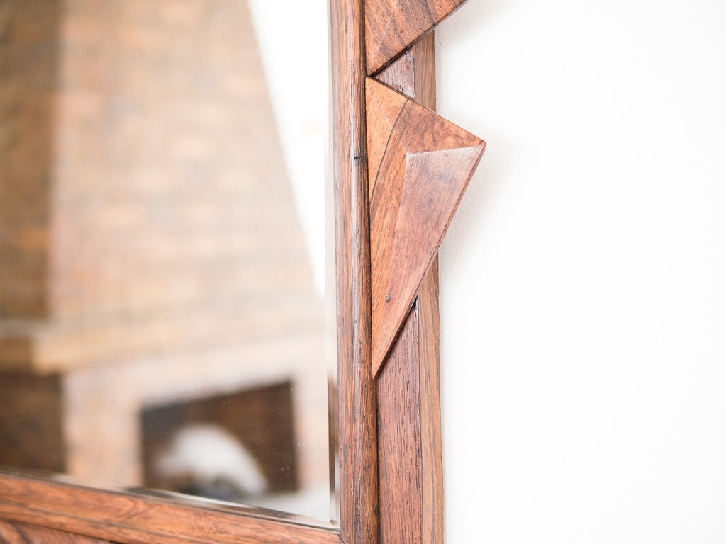 Espelho Retangular Jacarandá