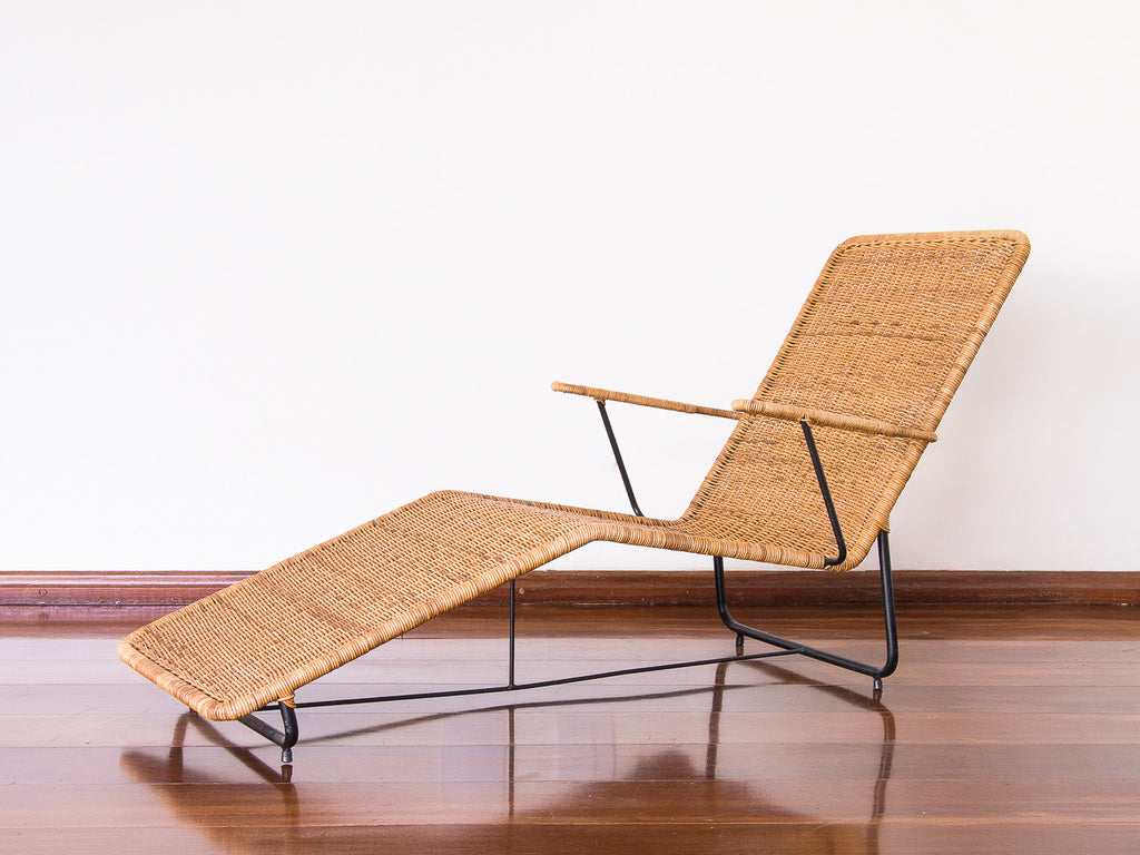 Carlo Hauner & Martin Eisler | Chaise Longue Ferro e Junco