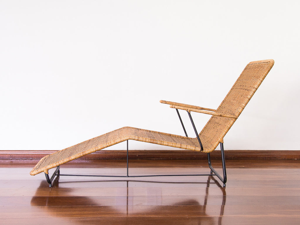 Carlo Hauner & Martin Eisler | Chaise Longue Ferro e Junco