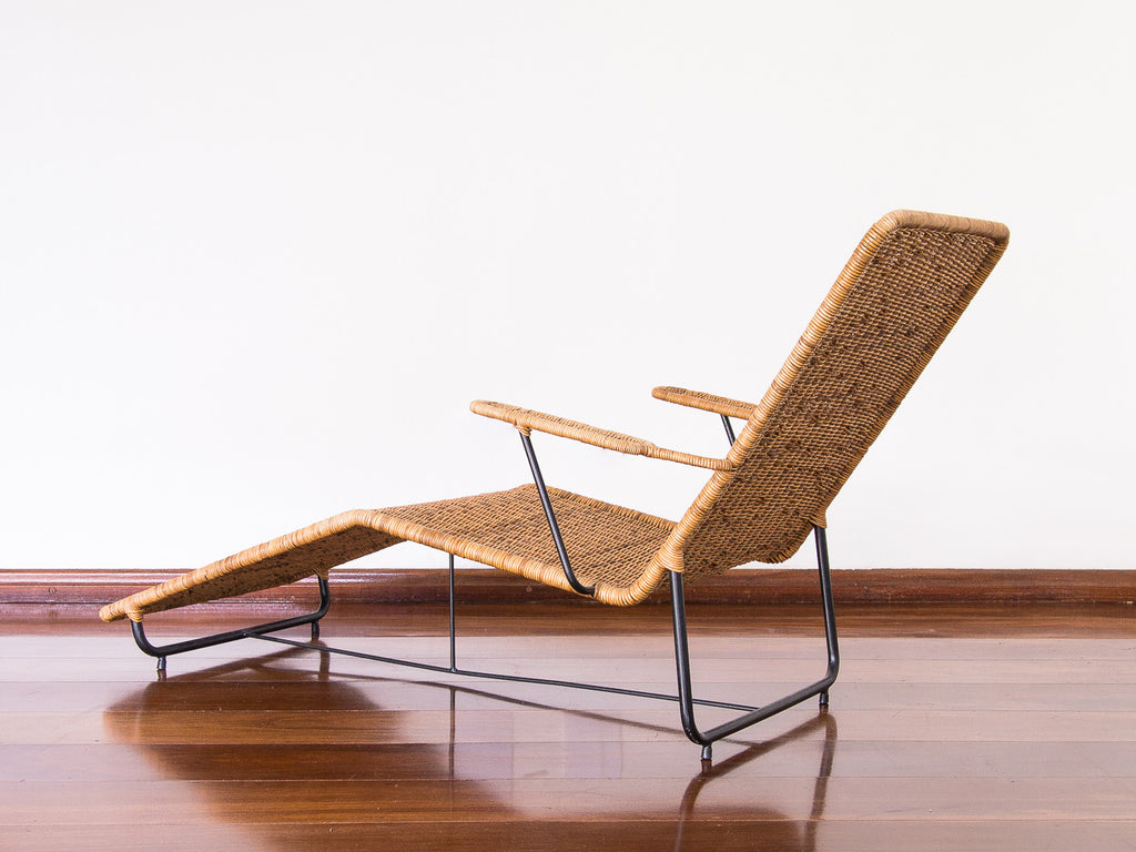 Carlo Hauner & Martin Eisler | Chaise Longue Ferro e Junco