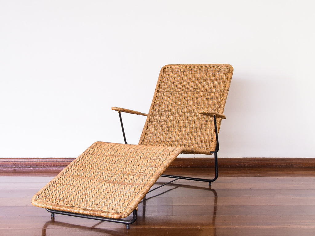 Carlo Hauner & Martin Eisler | Chaise Longue Ferro e Junco