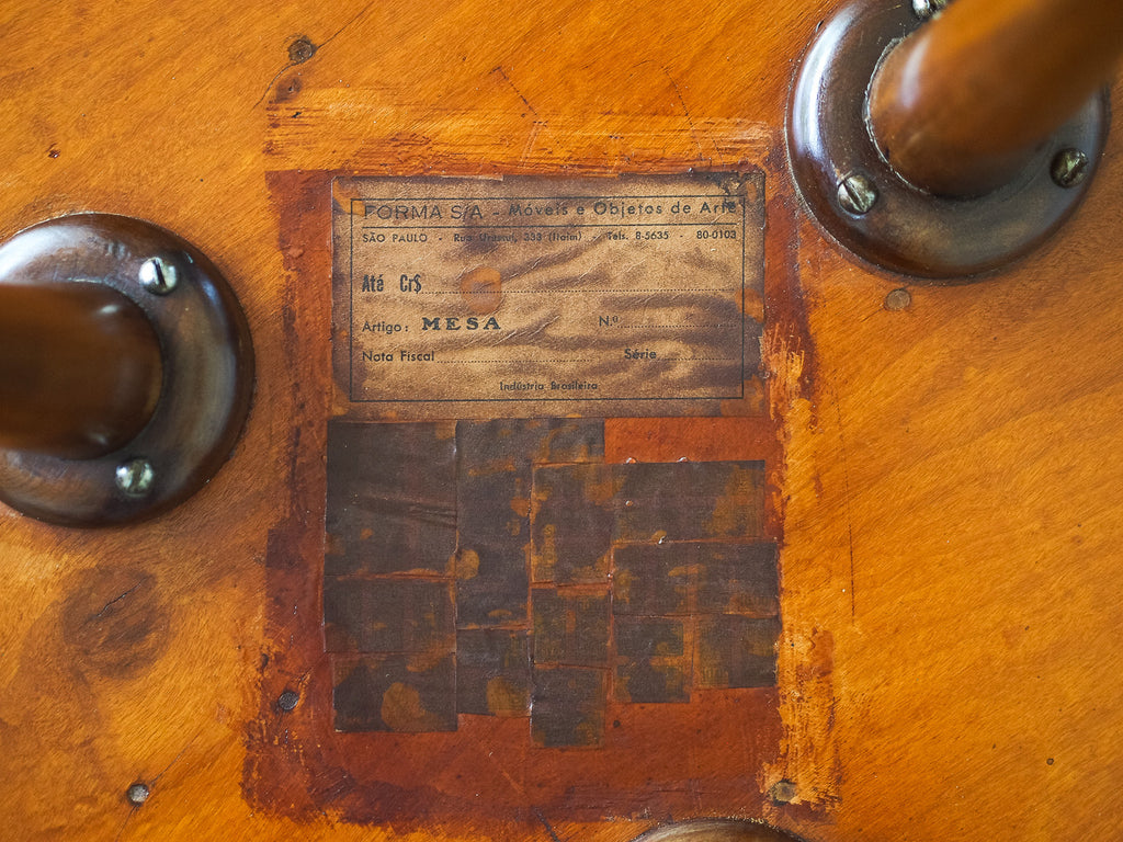 Carlo Hauner & Martin Eisler | Mesa Lateral em Caviúna