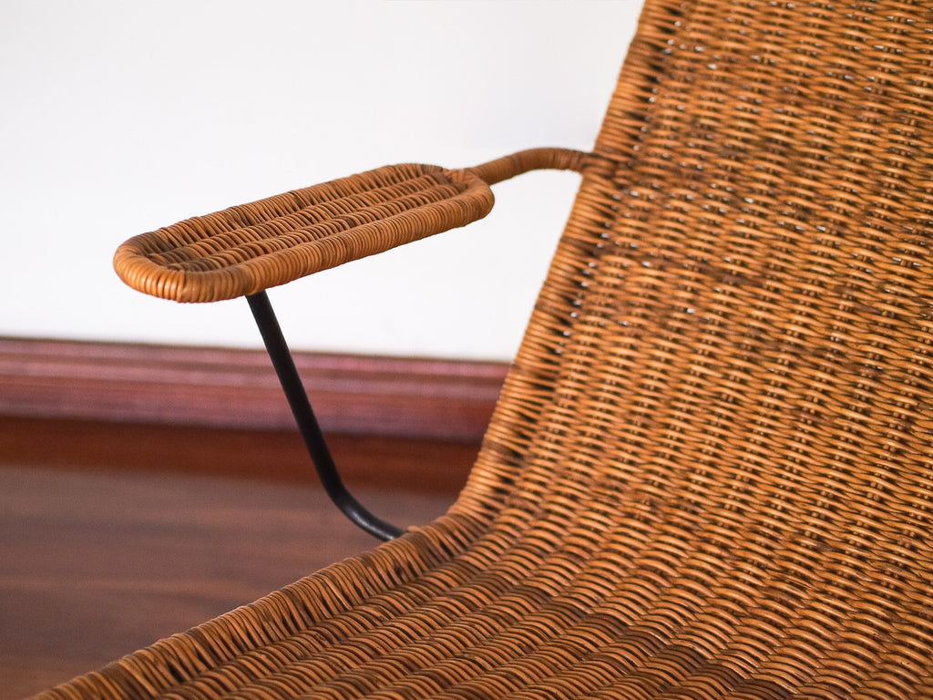 Carlo Hauner & Martin Eisler | Chaise Longue Ferro e Junco