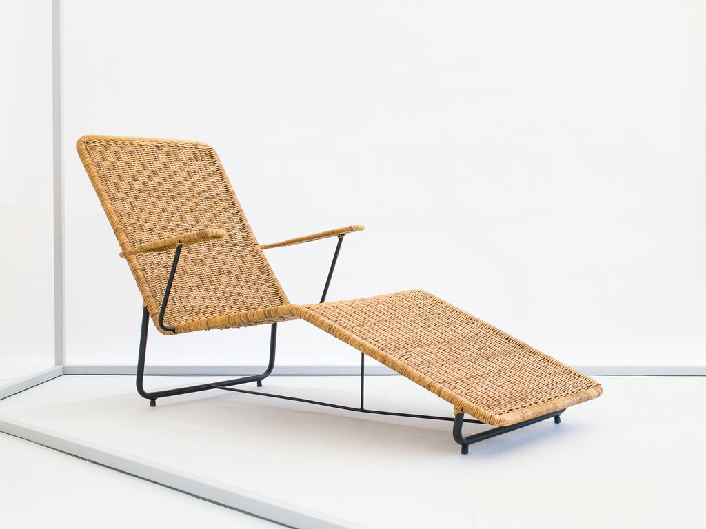Carlo Hauner & Martin Eisler | Chaise Longue Ferro e Junco