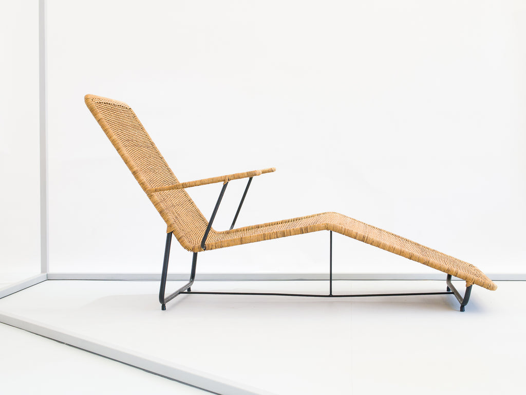 Carlo Hauner & Martin Eisler | Chaise Longue Ferro e Junco