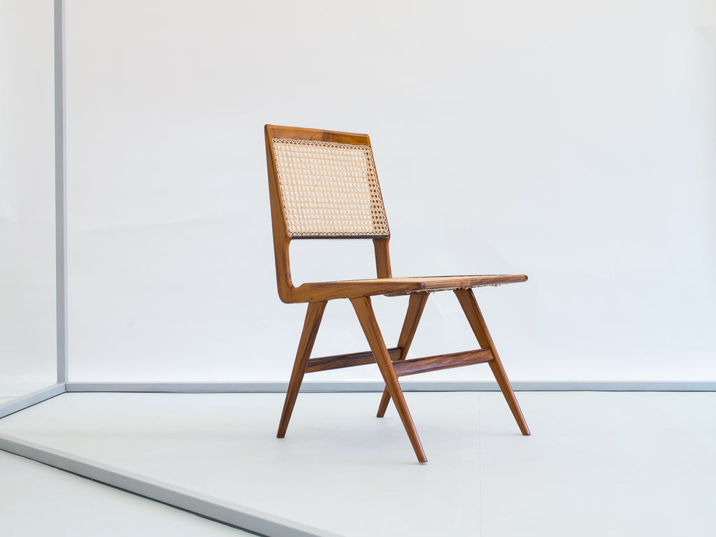 Carlo Hauner & Martin Eisler | Cadeira em Caviúna e Palhinha