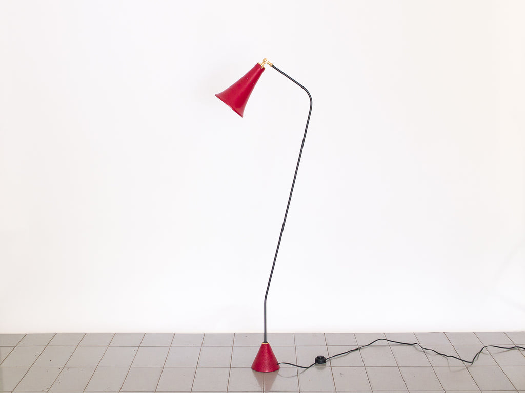 Luminária Piso Vermelha