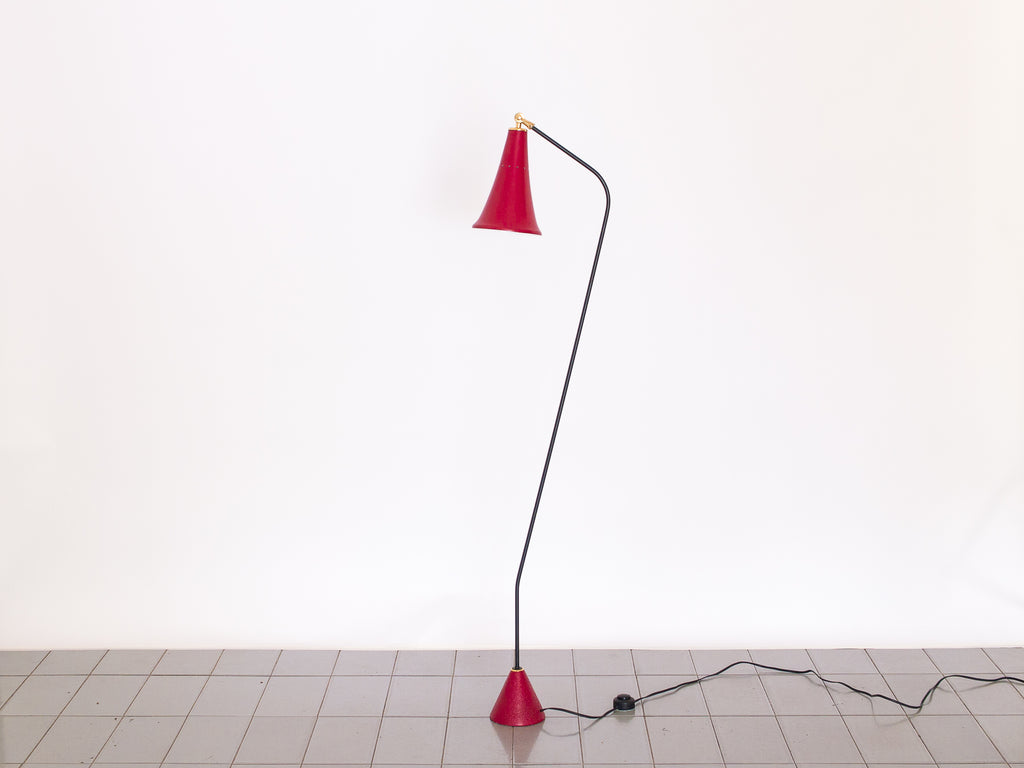 Luminária Piso Vermelha