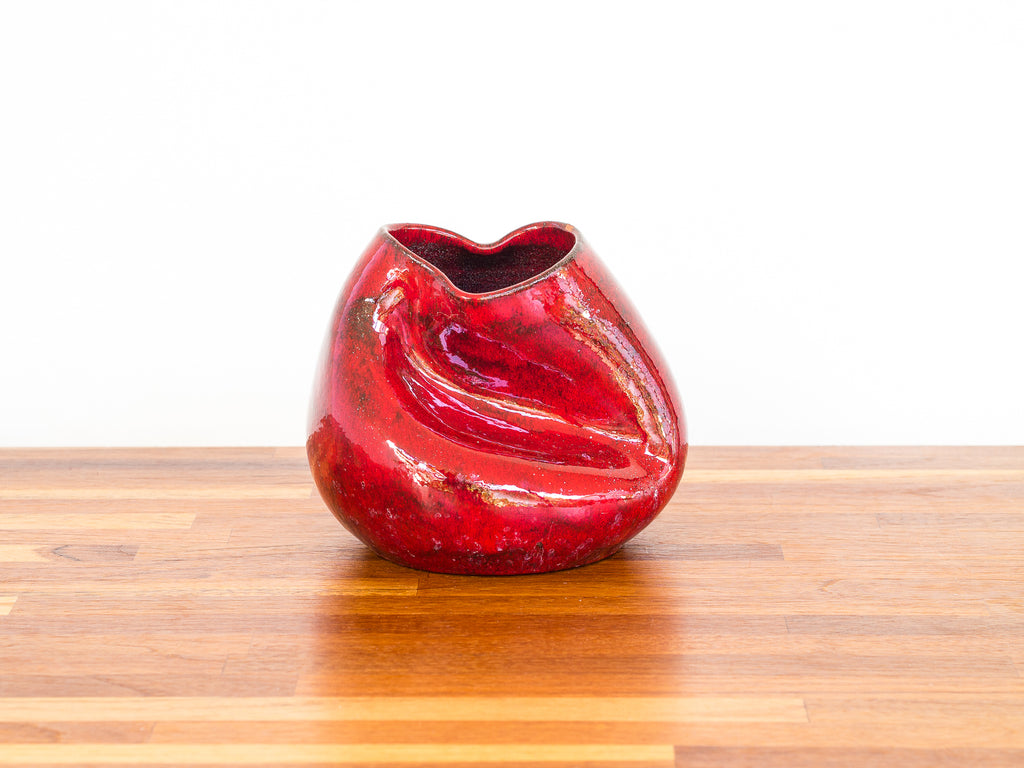 Vaso Cerâmica Vermelho