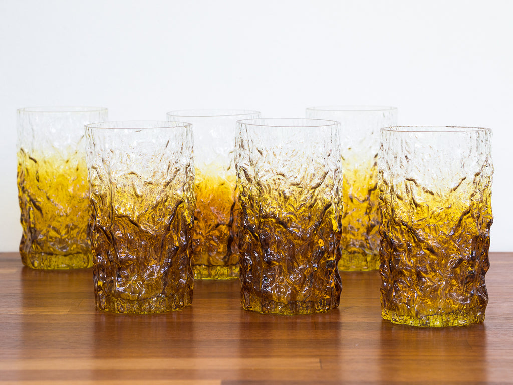 Set 6 Copos Casca Árvore