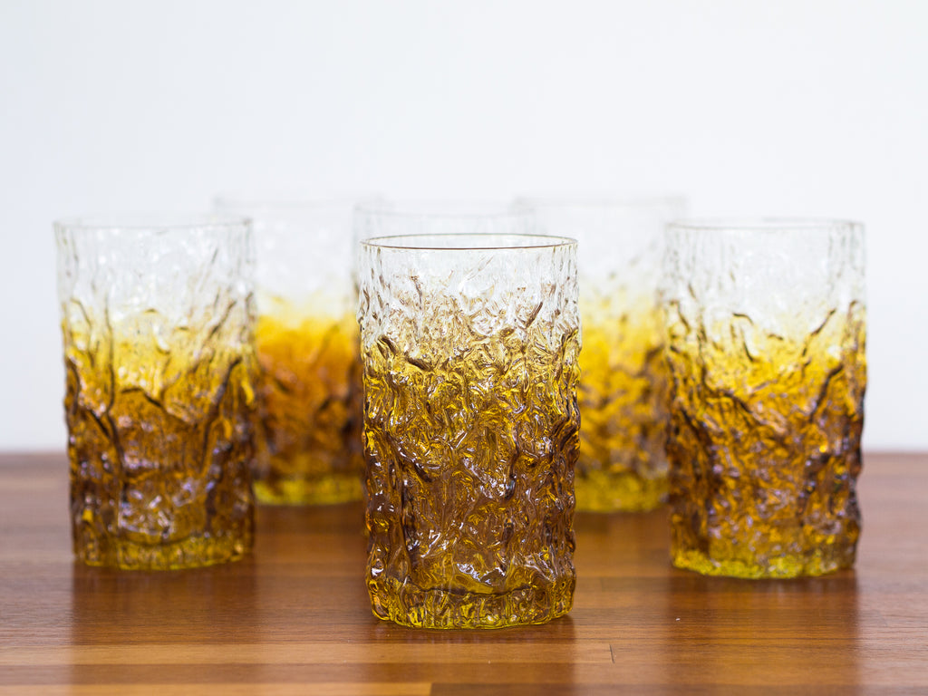 Set 6 Copos Casca Árvore