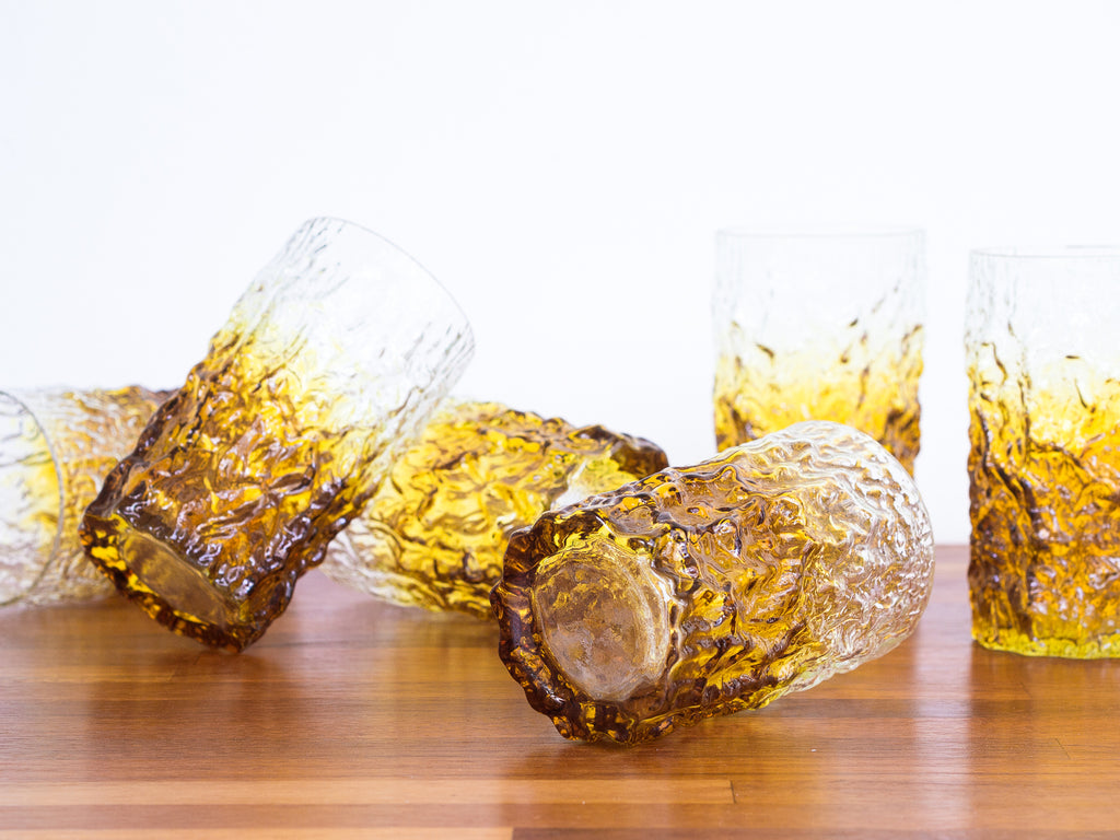 Set 6 Copos Casca Árvore