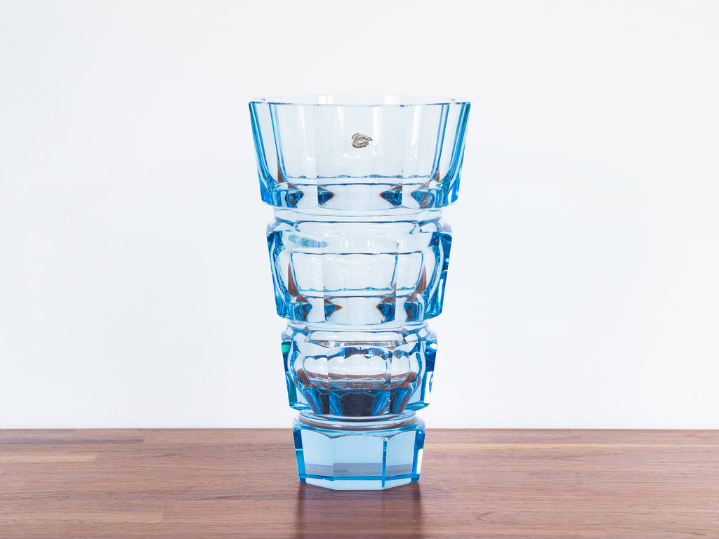 Josef Hoffmann - Moser Karlsbad | Vaso Azul