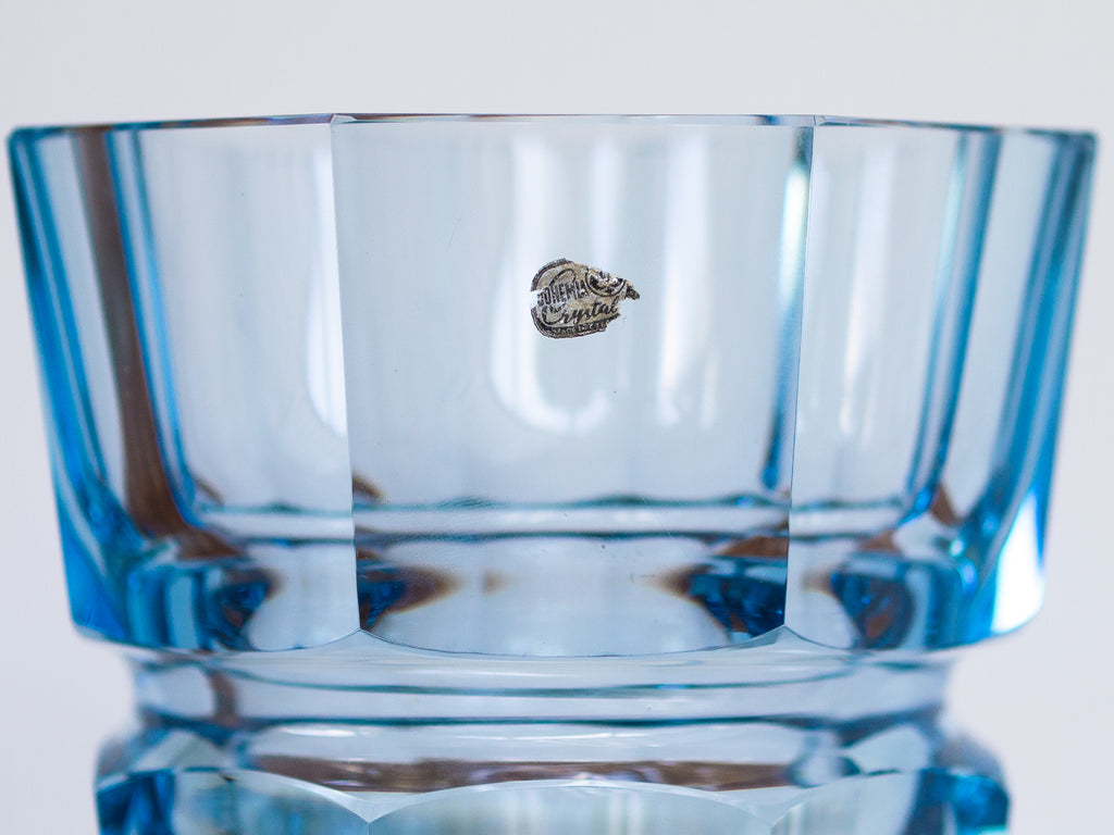 Josef Hoffmann - Moser Karlsbad | Vaso Azul