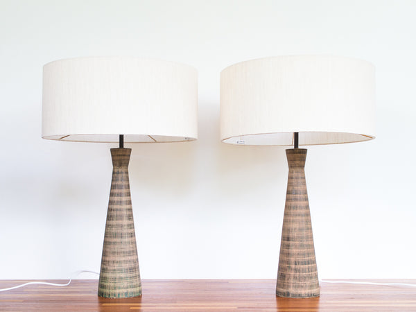 Ugo Zaccagnini | Par de Abajures Cerâmica