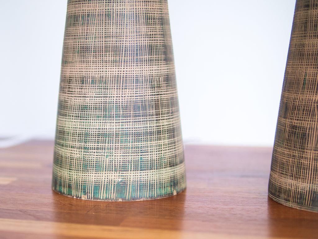 Ugo Zaccagnini | Par de Abajures Cerâmica