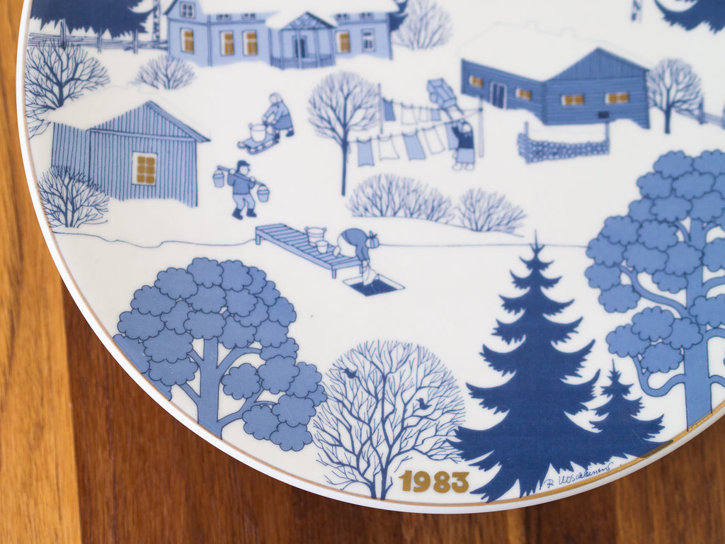 Raija Uosikkinon - Arabia Finland | Prato de Parede Natal 1983