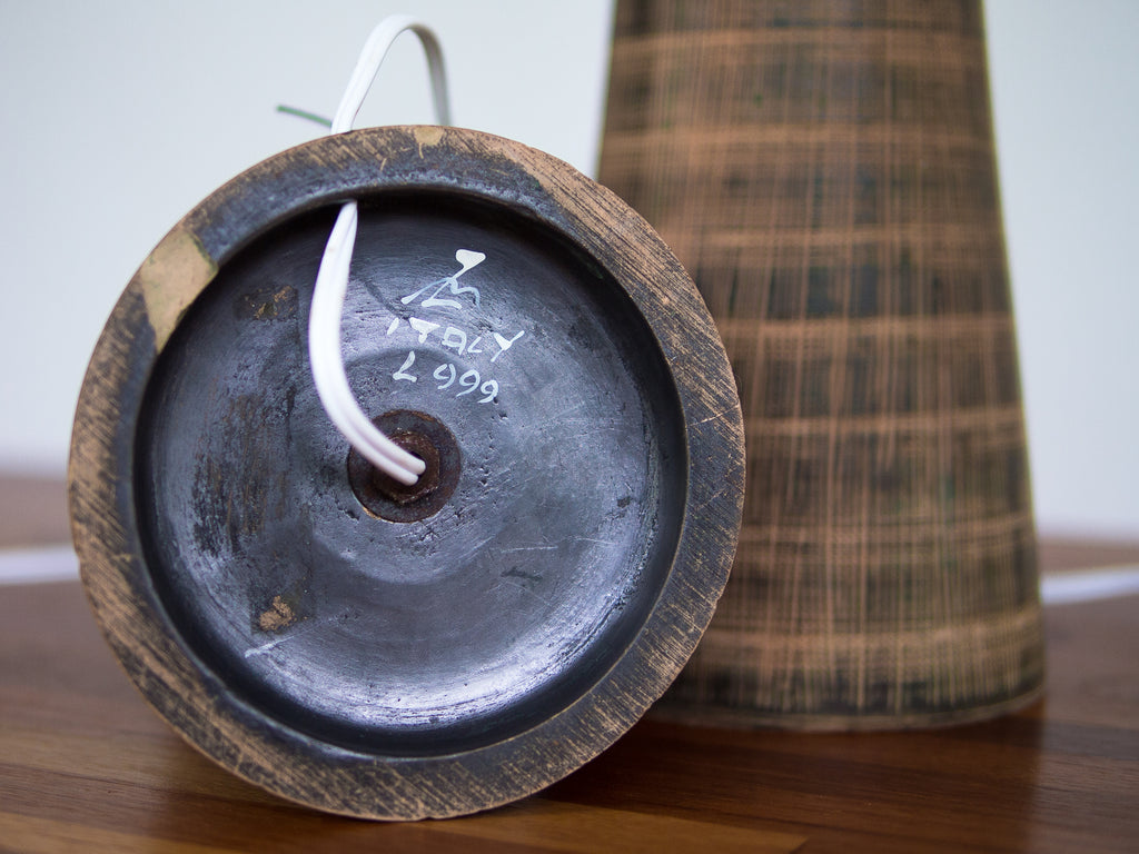 Ugo Zaccagnini | Par de Abajures Cerâmica