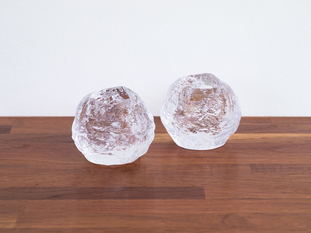 Kosta Boda | Par Castiçal "Snowball" II