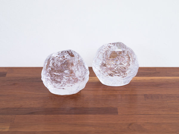 Kosta Boda | Par Castiçal "Snowball" II