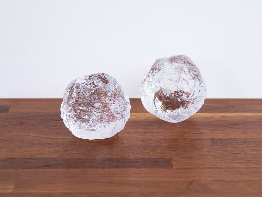 Kosta Boda | Par Castiçal "Snowball" II