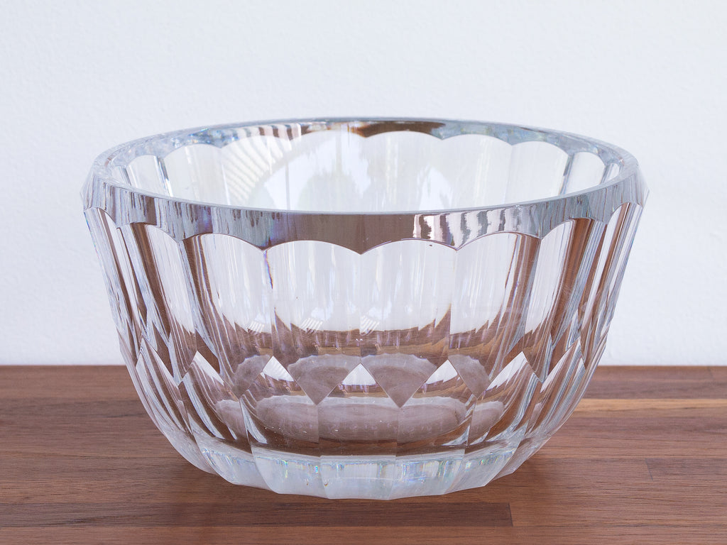 Simon Gate - Orrefors Sweden | Bowl em Cristal Lapidado