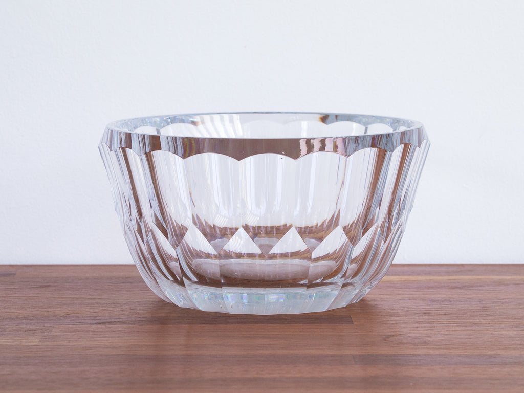 Simon Gate - Orrefors Sweden | Bowl em Cristal Lapidado