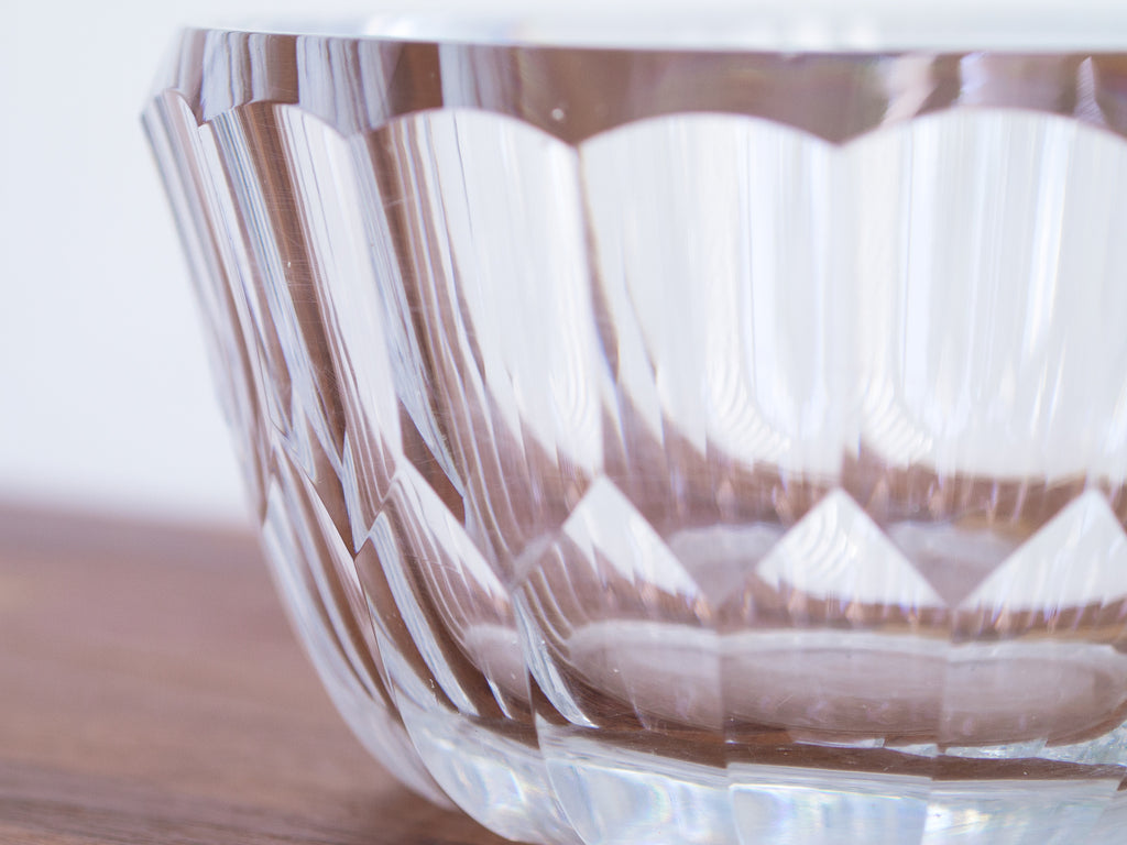 Simon Gate - Orrefors Sweden | Bowl em Cristal Lapidado