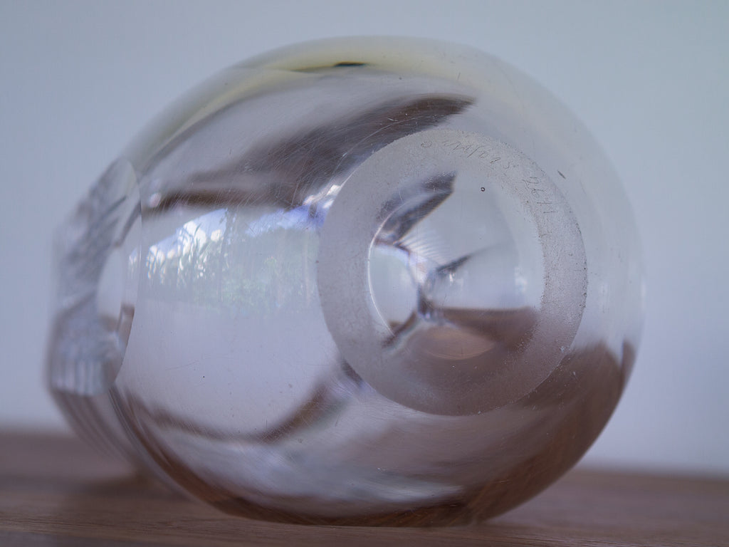 Sven Palmqvist - Orrefors | Vaso Oval em Cristal