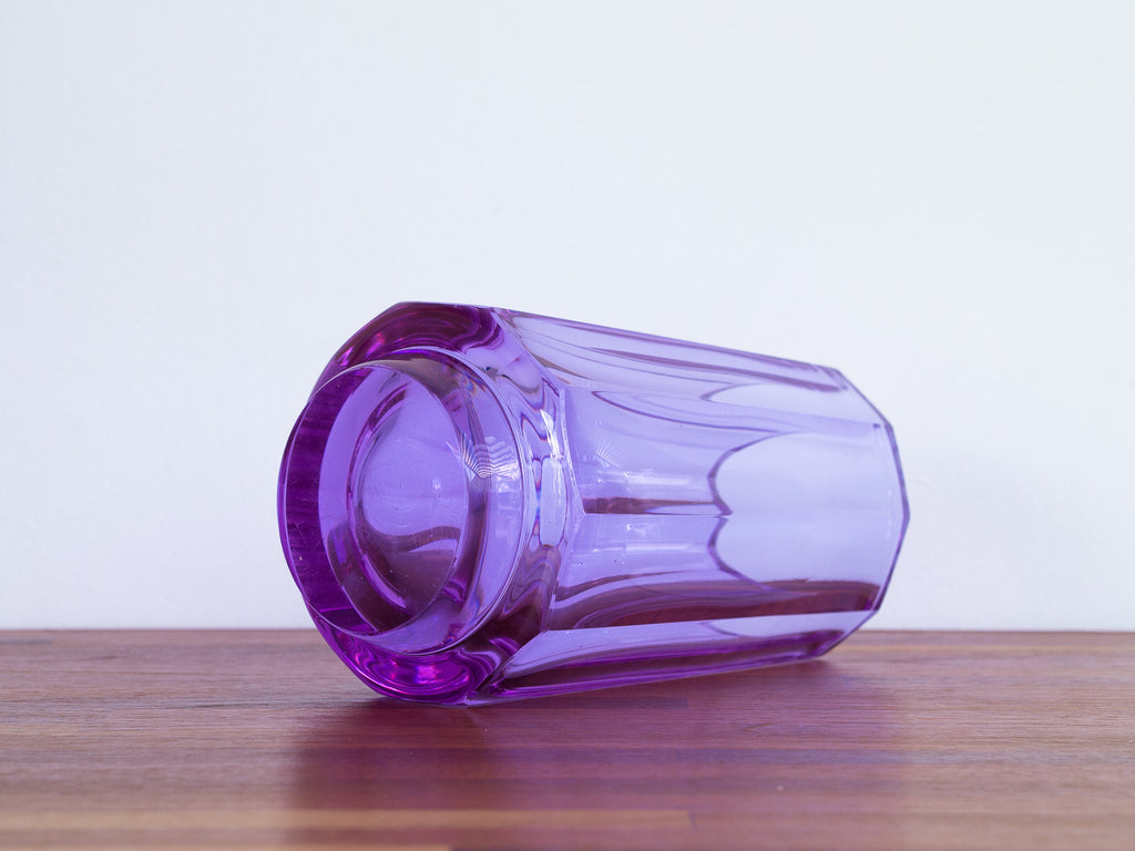 Moser Karlsbad | Vaso ametista lapidado