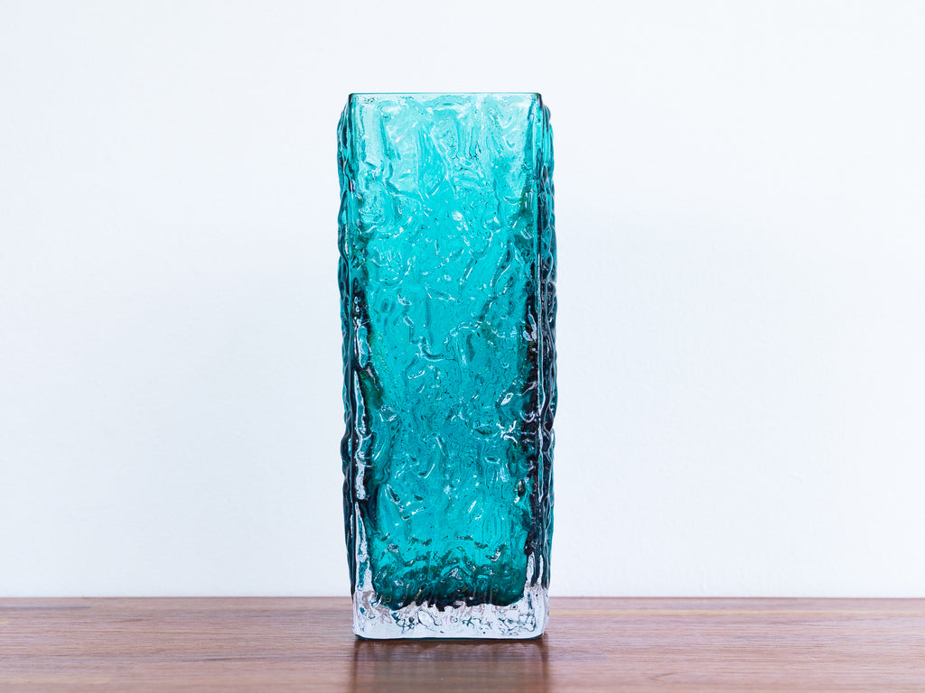 Ingrid Glashutte | Vaso Casca de Árvore Turquesa