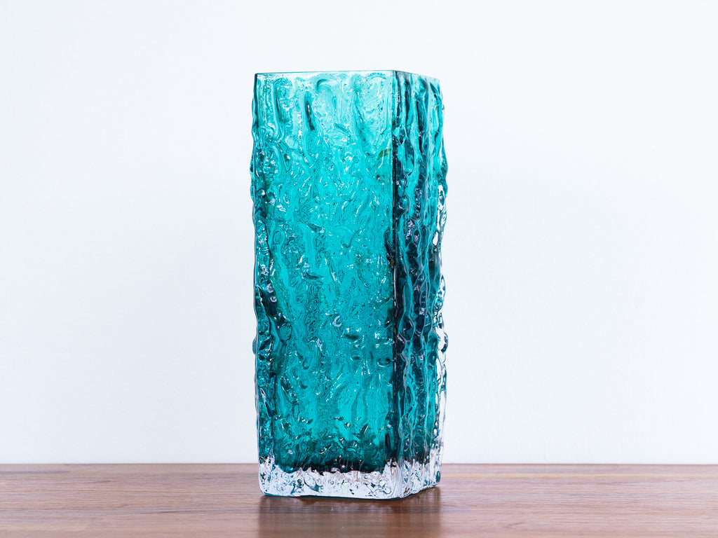 Ingrid Glashutte | Vaso Casca de Árvore Turquesa