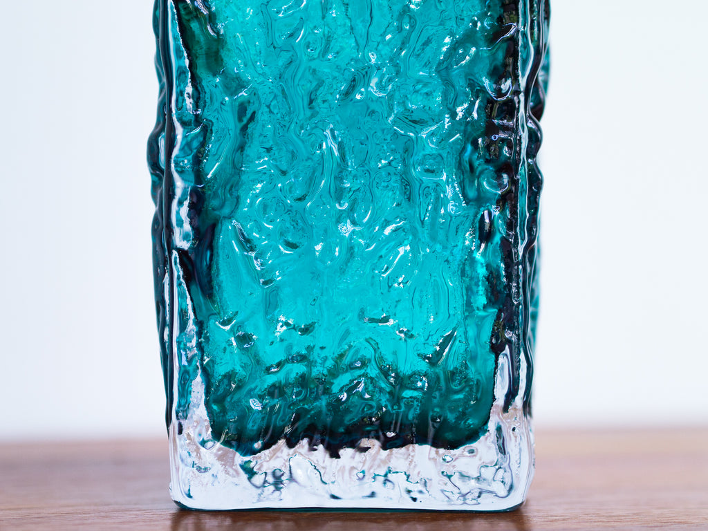 Ingrid Glashutte | Vaso Casca de Árvore Turquesa