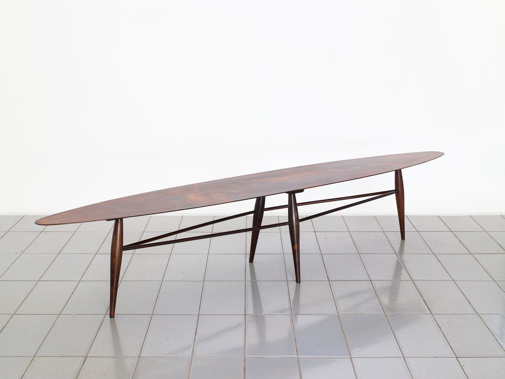 Liceu de Artes e Ofícios | Mesa Banco em Jacarandá Maciço