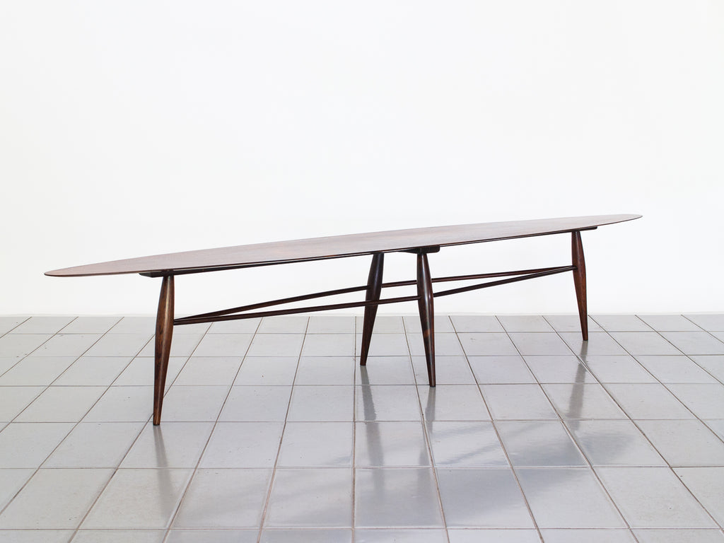 Liceu de Artes e Ofícios | Mesa Banco em Jacarandá Maciço