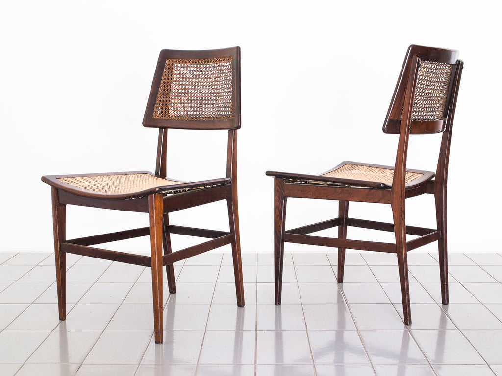 Joaquim Tenreiro | Par de Cadeiras de Assento Curvo